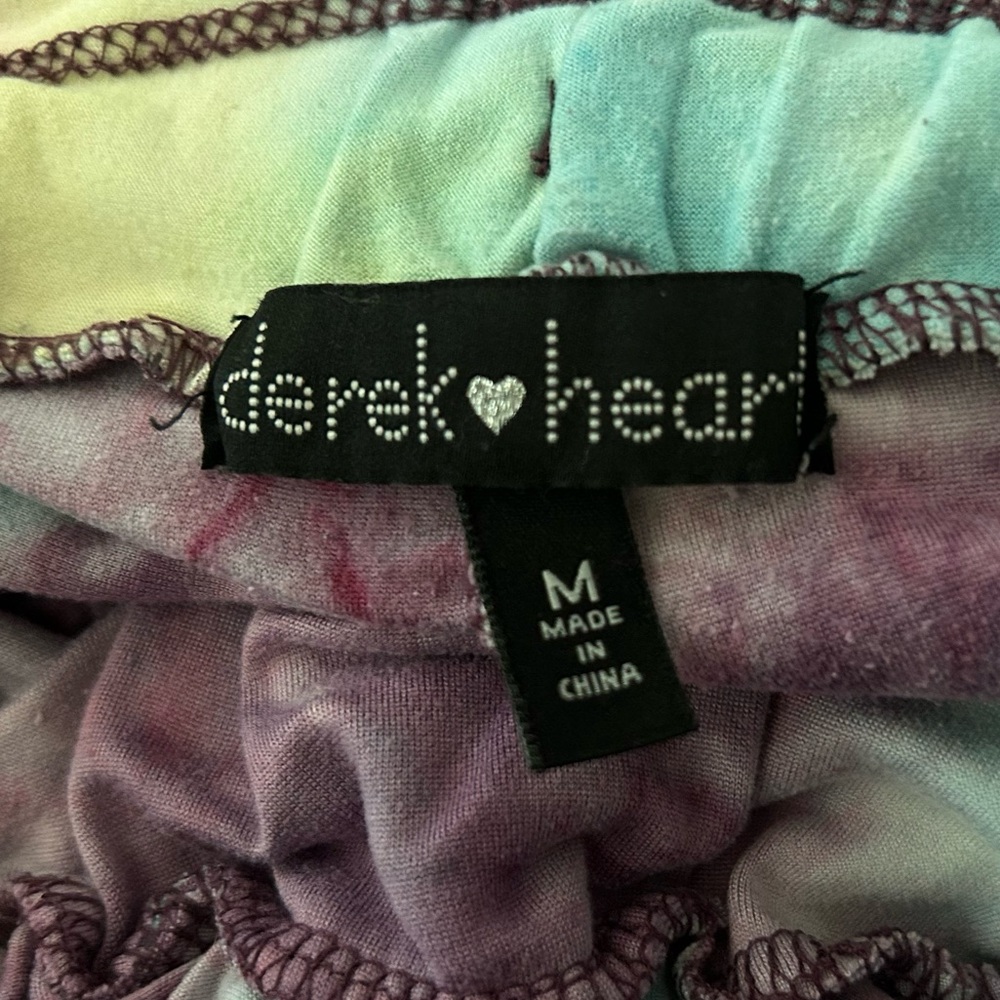 Derek Heart Juniors Tie Dye Flow Pants - Picture 5 of 6